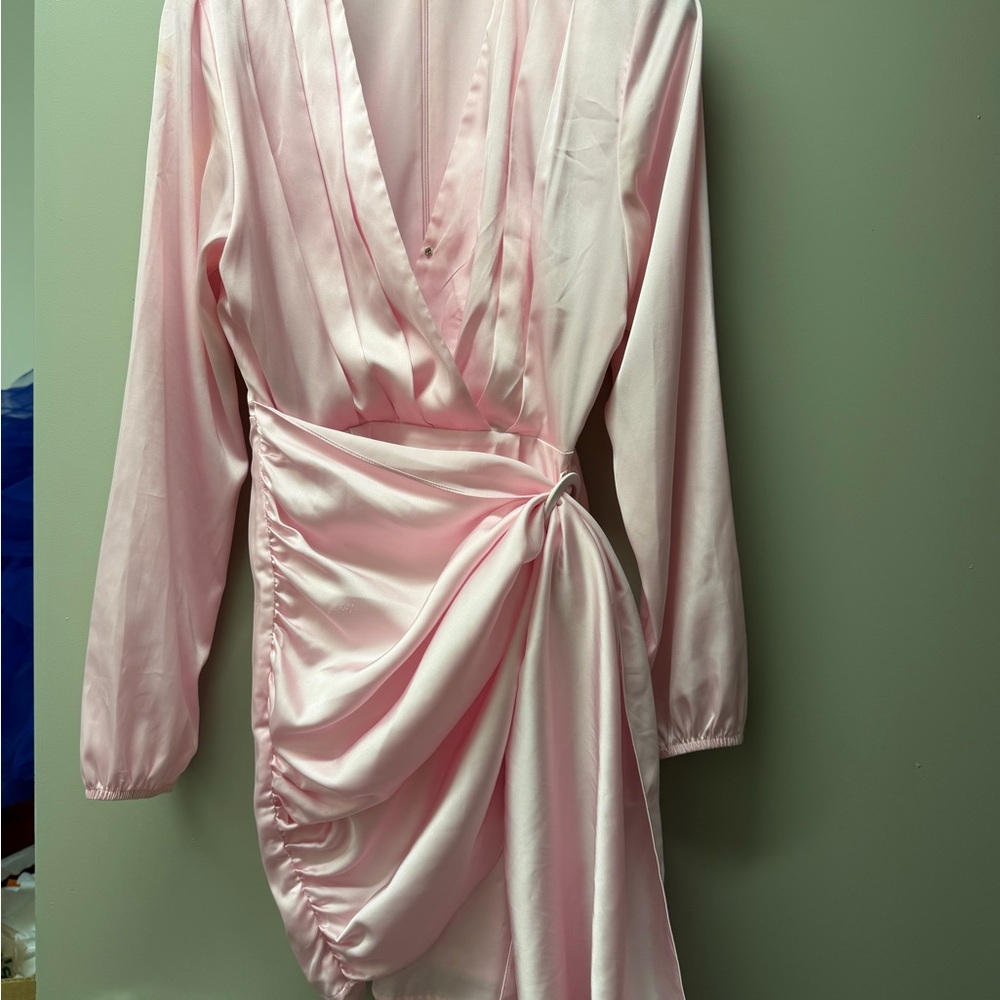 Pink dress! Gorgeous on! So many compliments